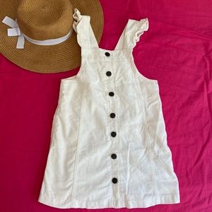 Cream corduroy jumper/overalls from Baby Gap